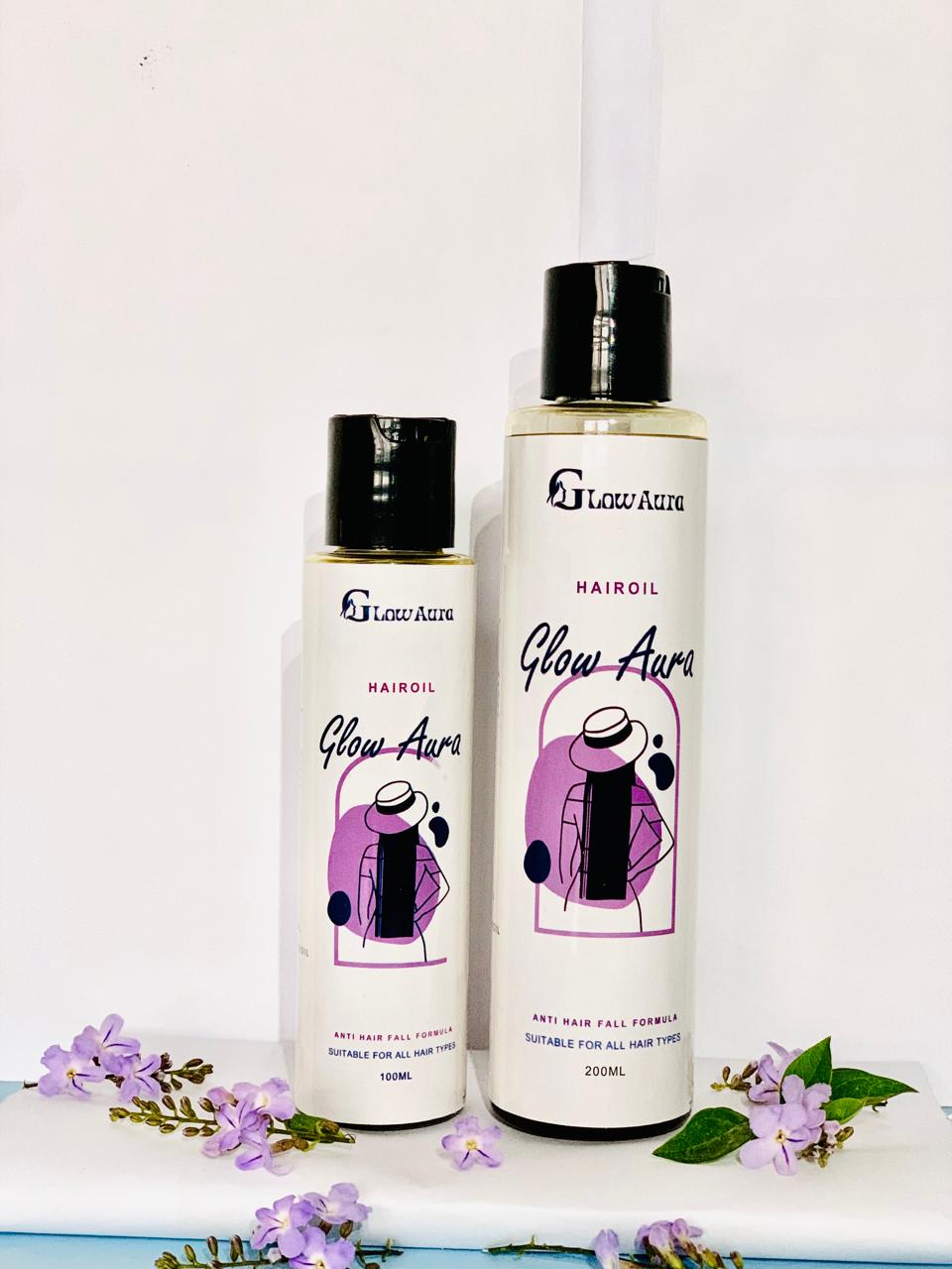 Glow Aura Hair Oil 100ml ( Anti Hairfall Formula)