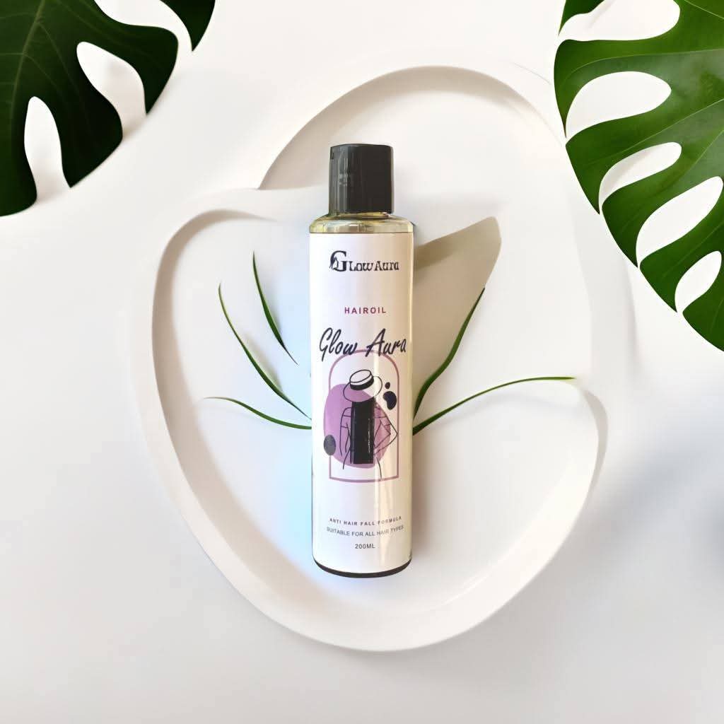 Glow Aura Hair Oil 200ml (Anti hair fall formula)