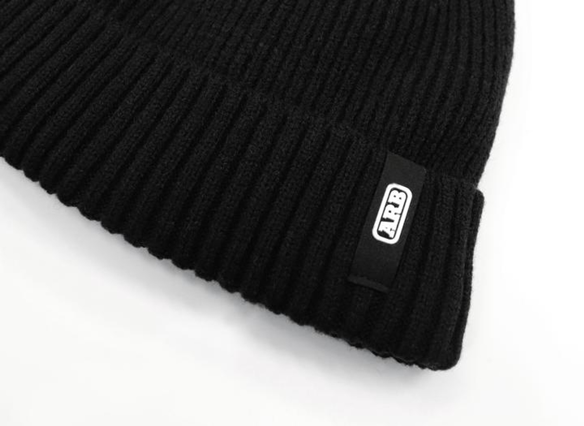ARB BEANIE RIBBED UNISEX BLACK WINTER RANGE