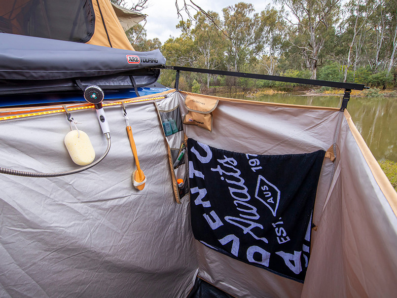 ARB ENSUITE ROOM W/ FLOOR INSTANT SHOWER TENT