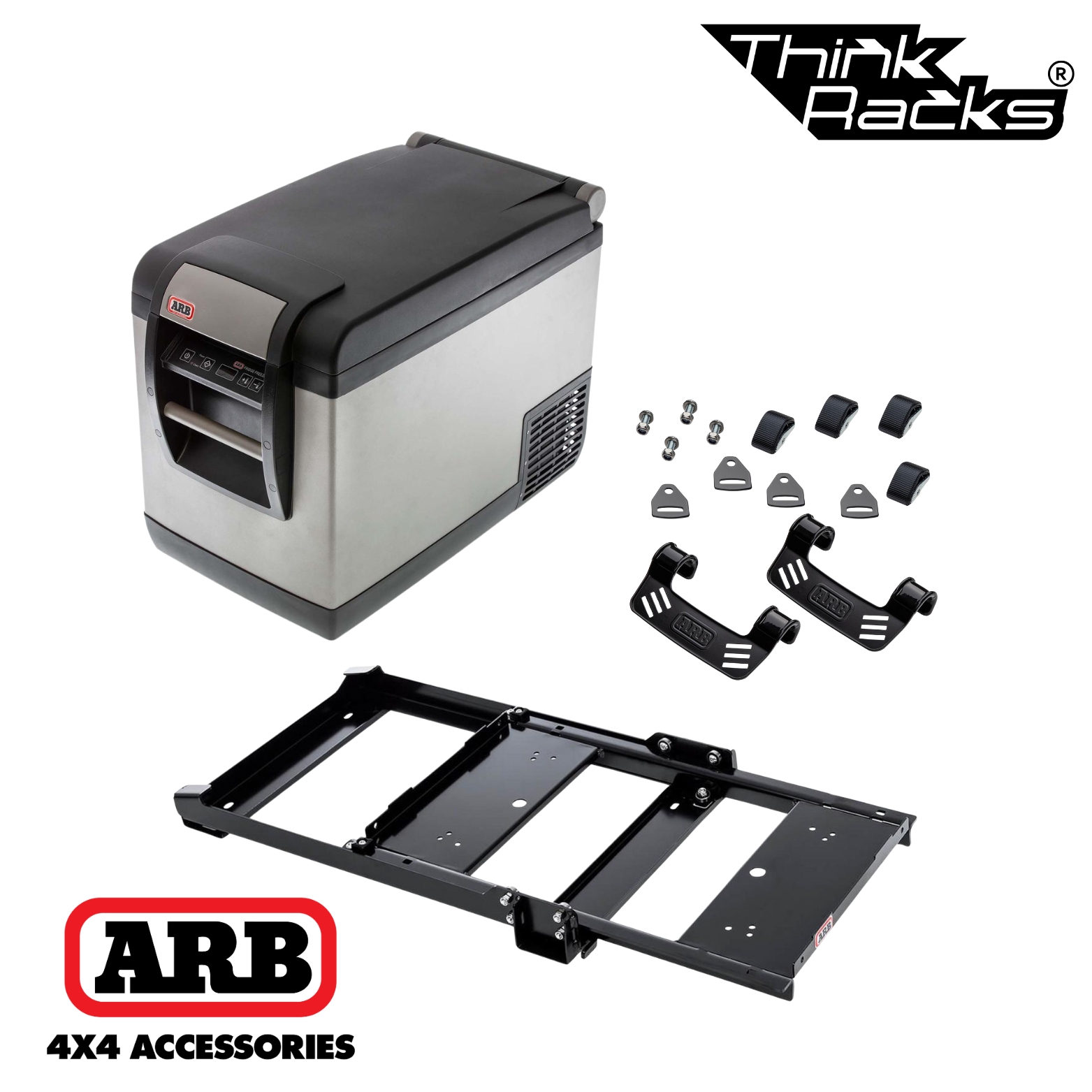 ARB FRIDGE 47L CLASSIC SERIES 2 + ARB COOLBOX SLIDE 35/47L + ARB COOLBOX CLASSIC TIEDOWN KIT