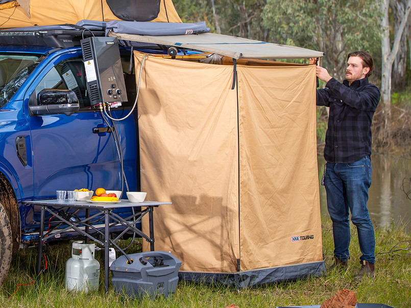 ARB ENSUITE ROOM W/ FLOOR INSTANT SHOWER TENT