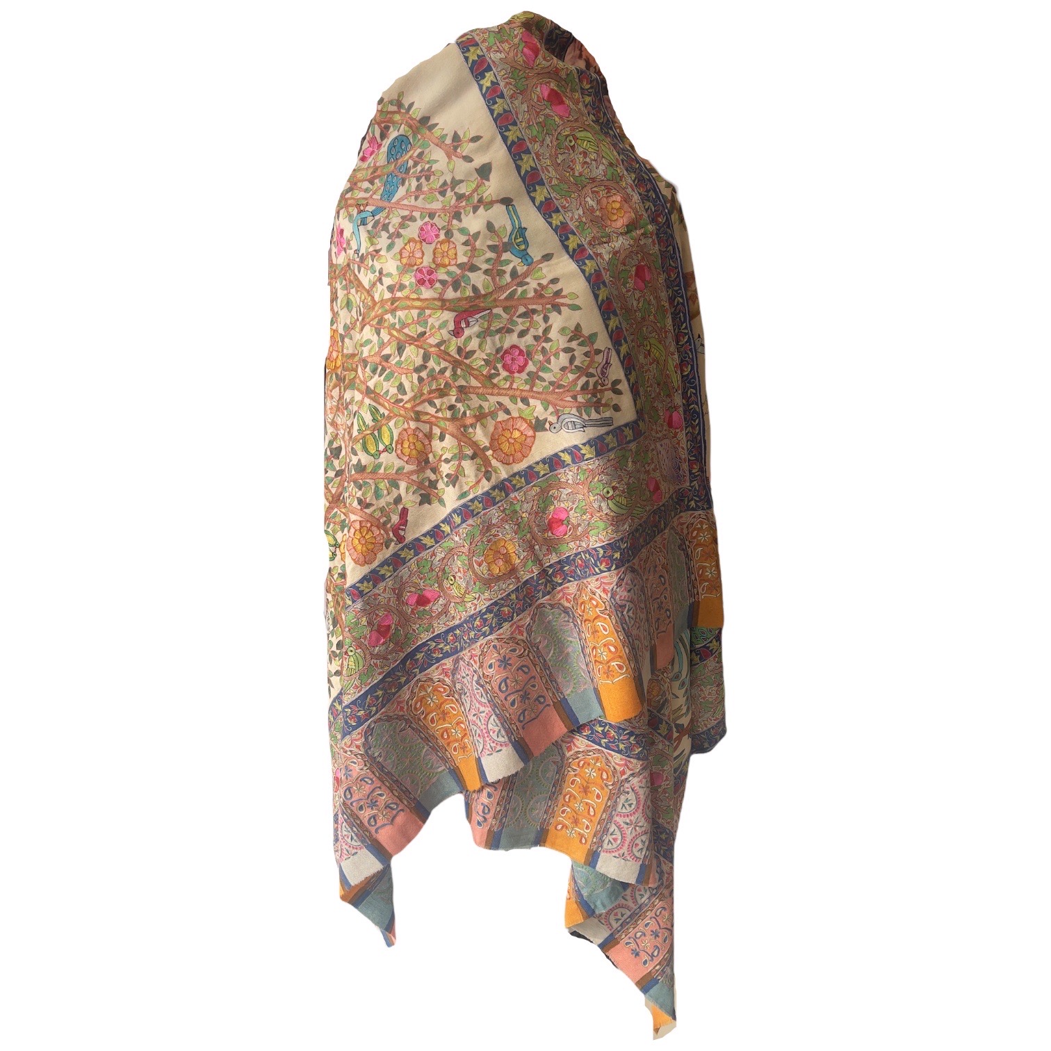 Pashmina Kalamkari Shawl Tree of Life