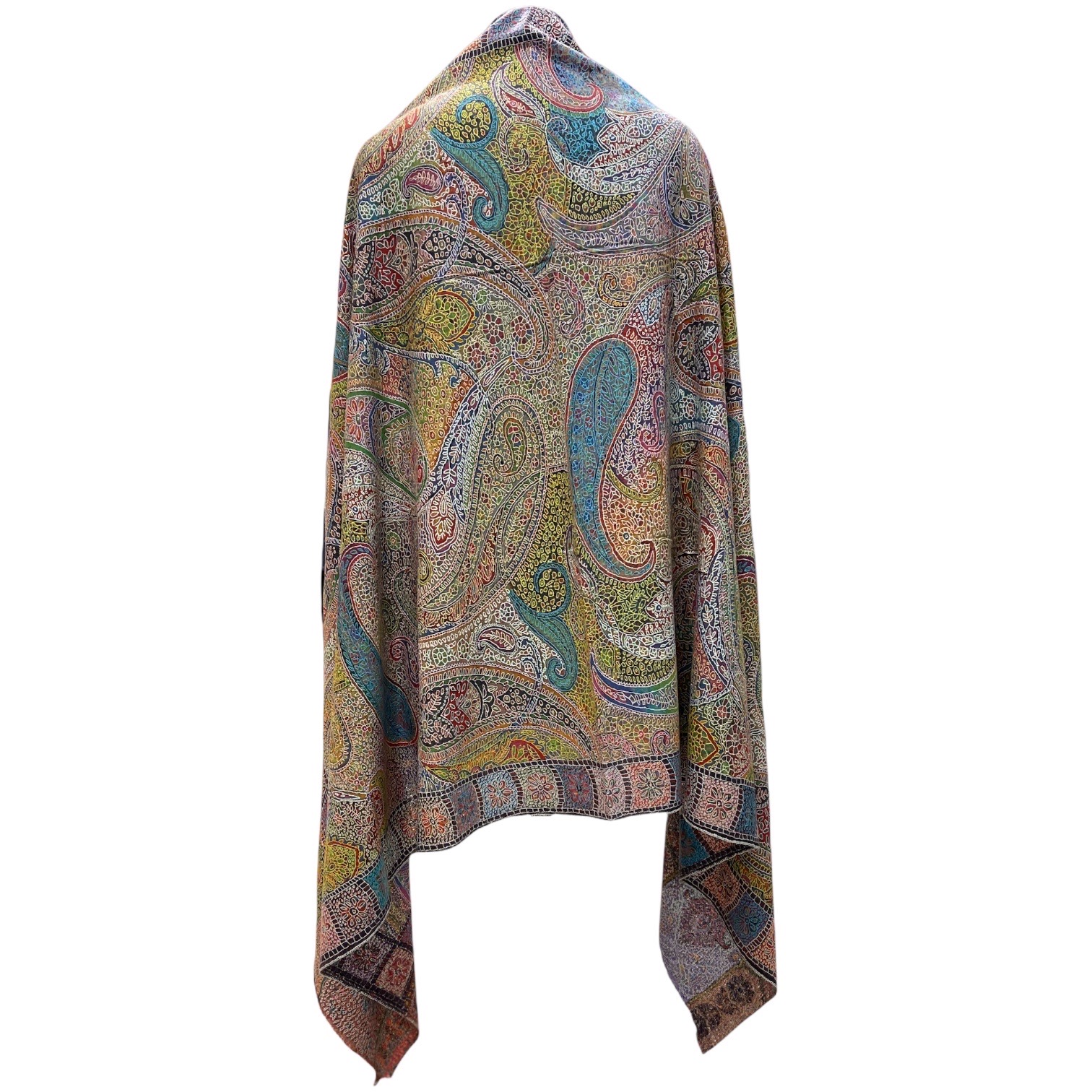 Pashmina Sozni Jamavar Shawl