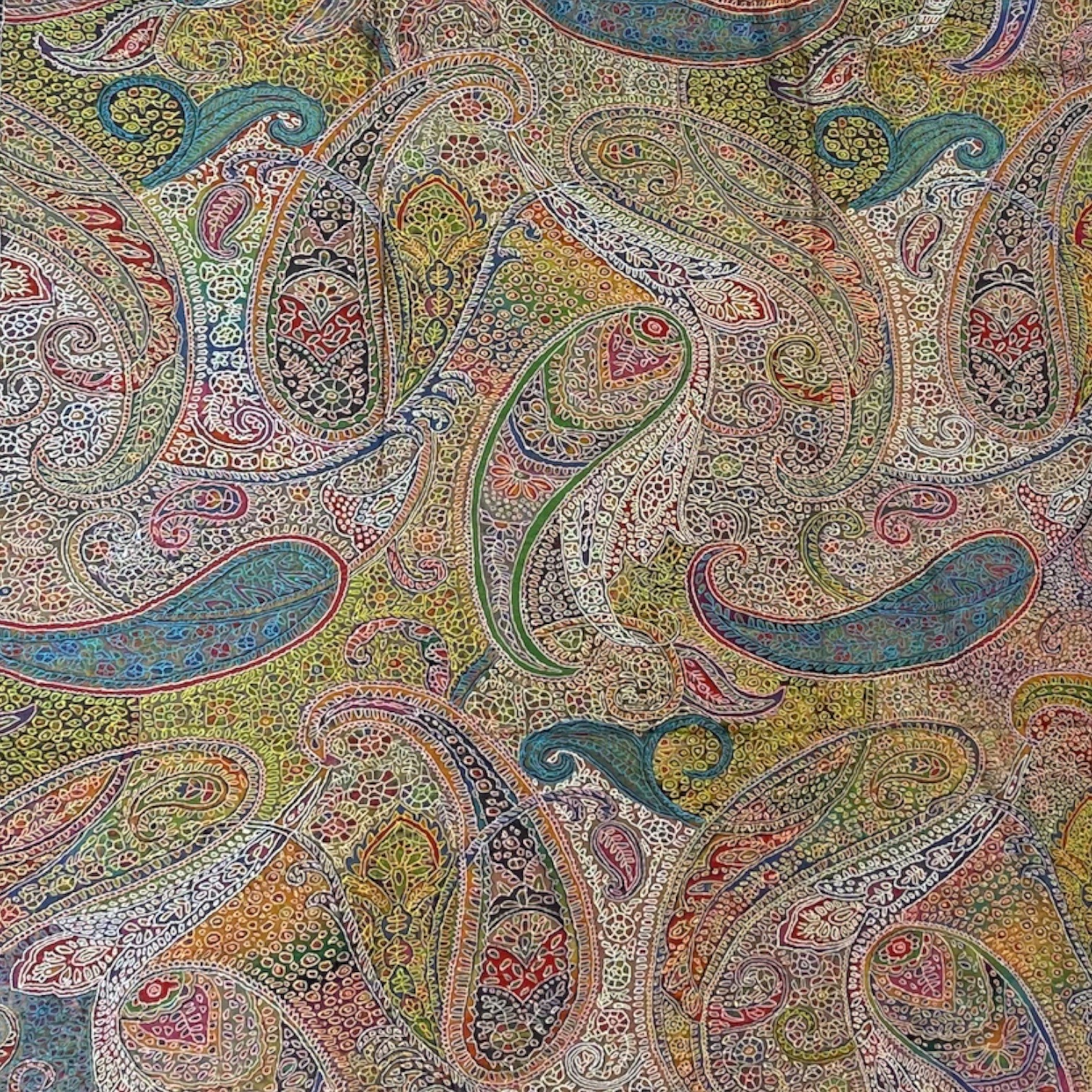 Pashmina Sozni Jamavar Shawl