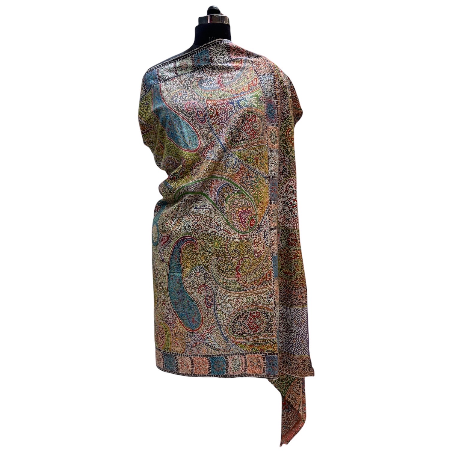 Pashmina Sozni Jamavar Shawl