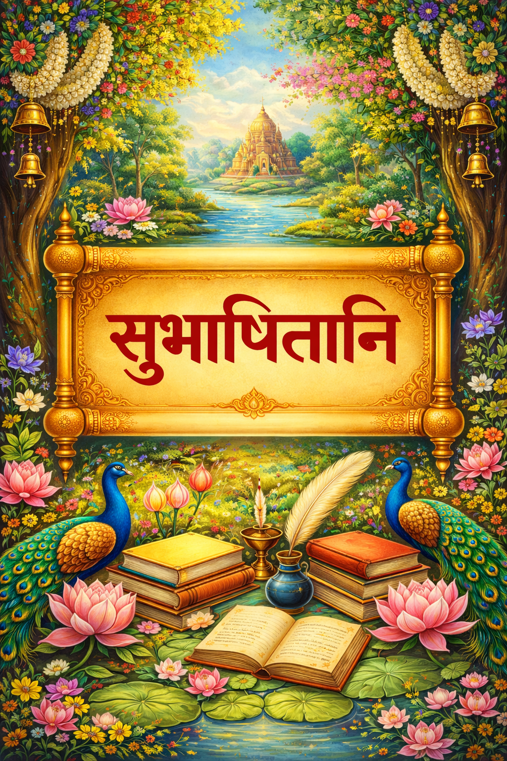 संस्कृत-एकविंशतिसुभाषितानि (Sanskrit-21Subhashitaani- E-Course for kids)