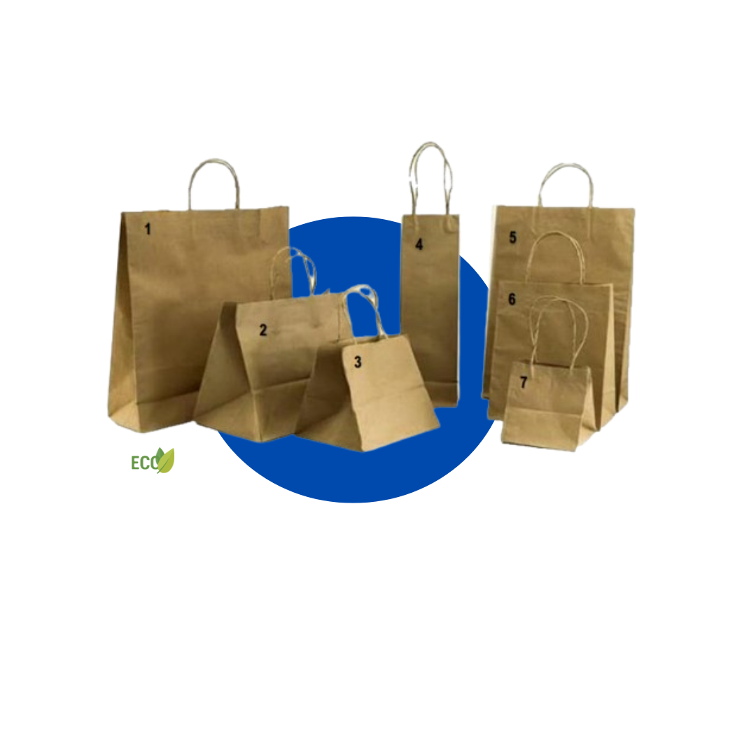 Bolsa De Papel Craft Manija Entorchada 