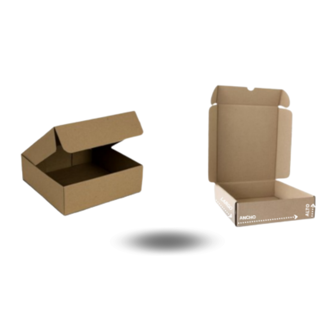 Cajas corrugadas cuadradas 