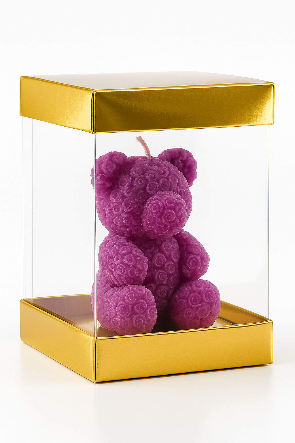 Caja cubo en acetato