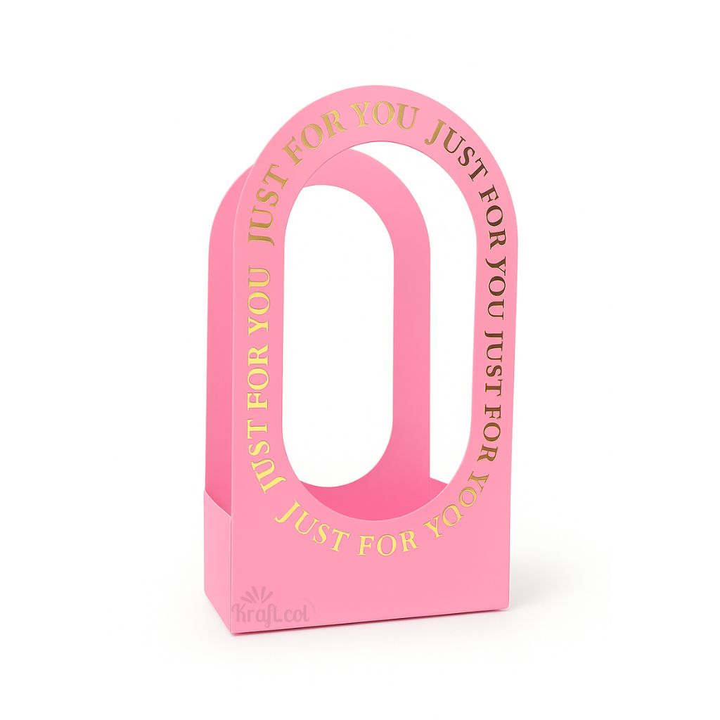 Caja tipo cesta con manija 