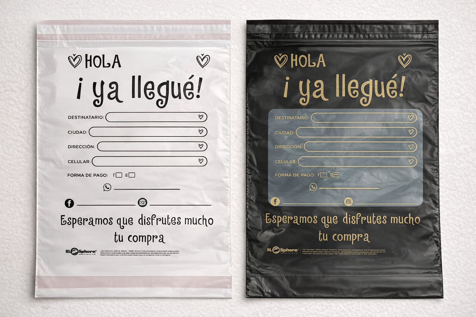Bolsa para envíos con cierre de seguridad PQTx100 ¡YA LLEGUE!