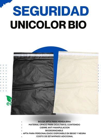 Bolsa para envíos con cierre de seguridad PQTx100