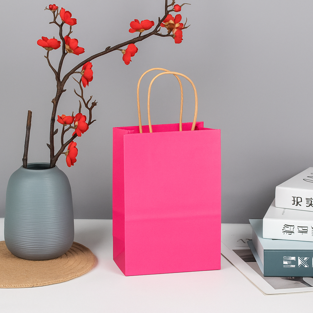 Bolsas de papel kraft de colores 