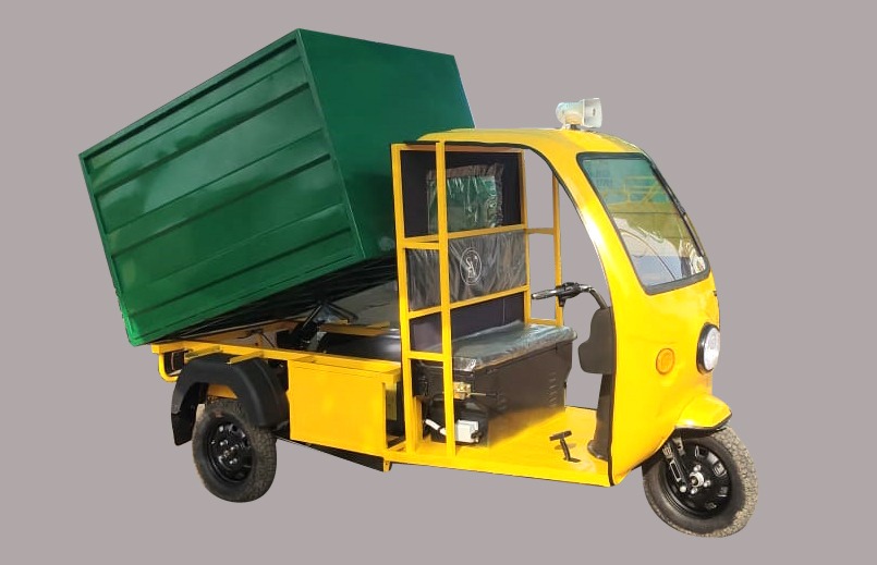 E-Auto with Hydraulic for Garbage Collection