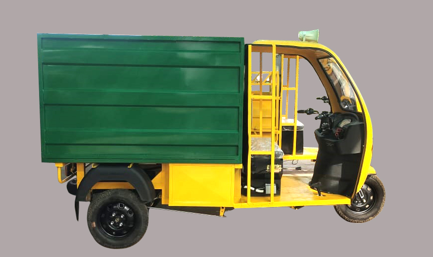 E-Auto with Hydraulic for Garbage Collection