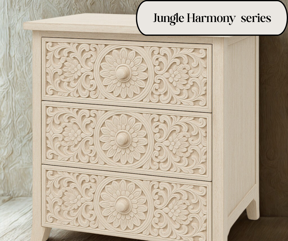 Set of 2 Jungle Harmony Bedside Tables
