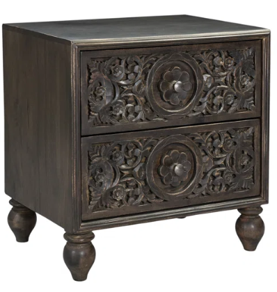 Set of 2 Balinese Moonlight Bedside Tables