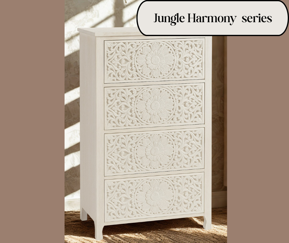 Jungle Harmony – 4-Drawer Dresser