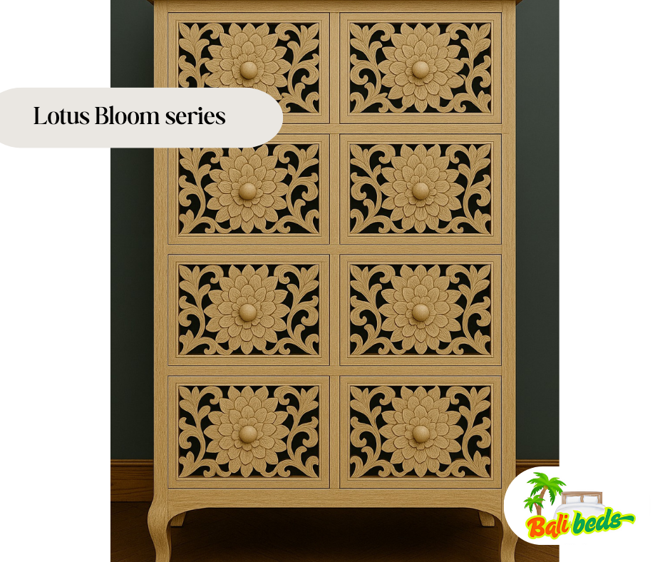 Lotus Bloom – 8-Drawer Dresser