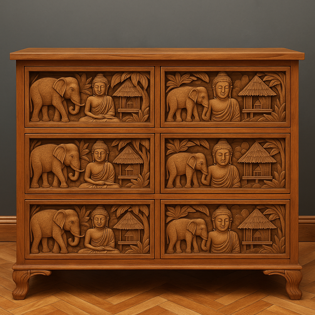 Golden Buddha – Drawer Dresser