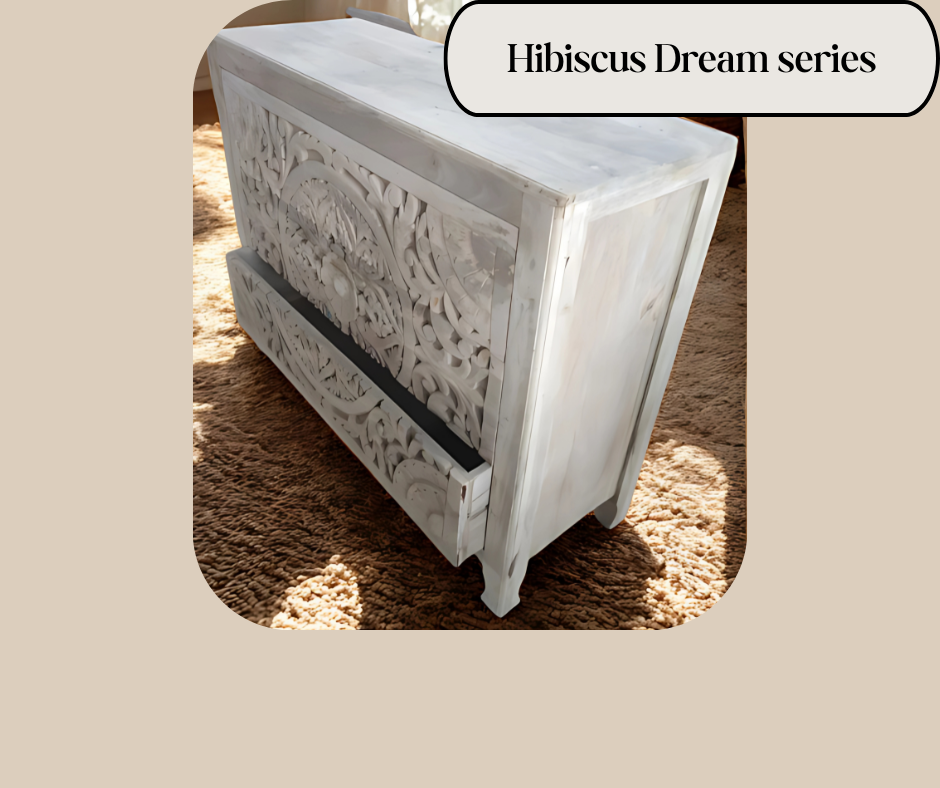 Hibiscus Dream – 3-Drawer Dresser