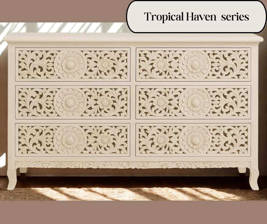 Tropical Haven – 6-Drawer Dresser