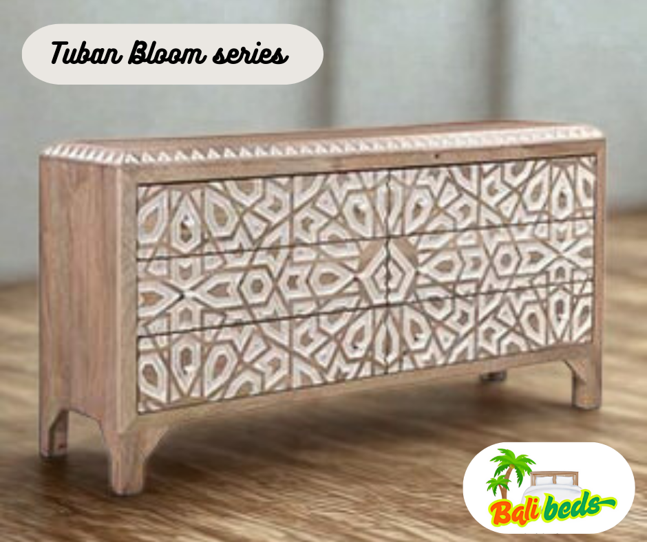 Tuban Bloom – 6-Drawer Dresser