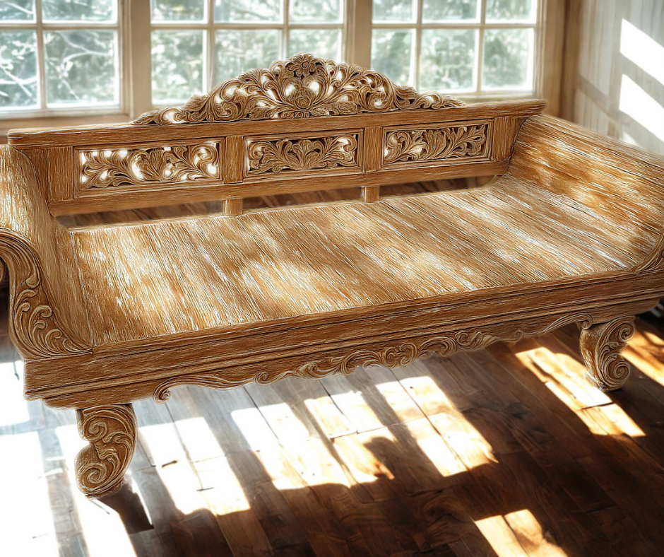 Sari Carving Daybed