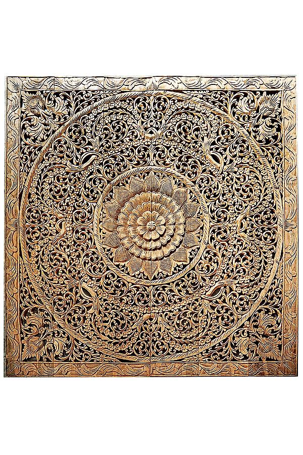 Cahaya Padma Bedhead Mandala Wall-Mounted Bedhead