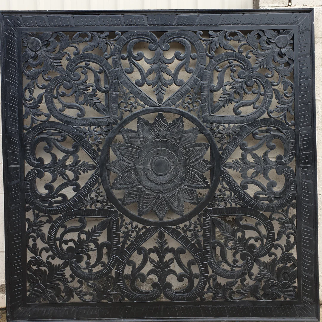 Lotus Cinta Bedhead Mandala Wall-Mounted Bedhead