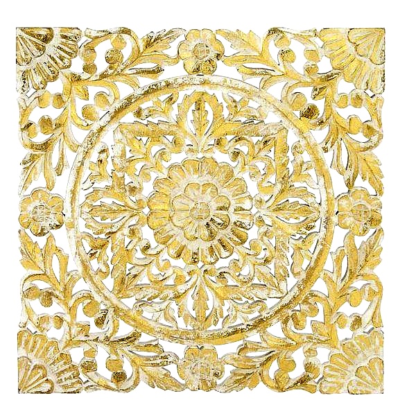 Swarna Padma Mandala Wall-Mounted Bedhead