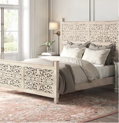 Bougainvillea Breeze – Hand-Carved Bedroom Suite