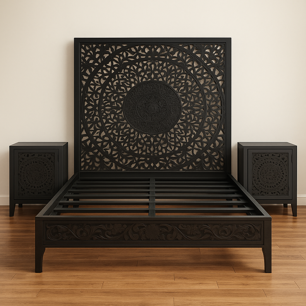 The Sunrise – Hand-Carved Bedroom Suite