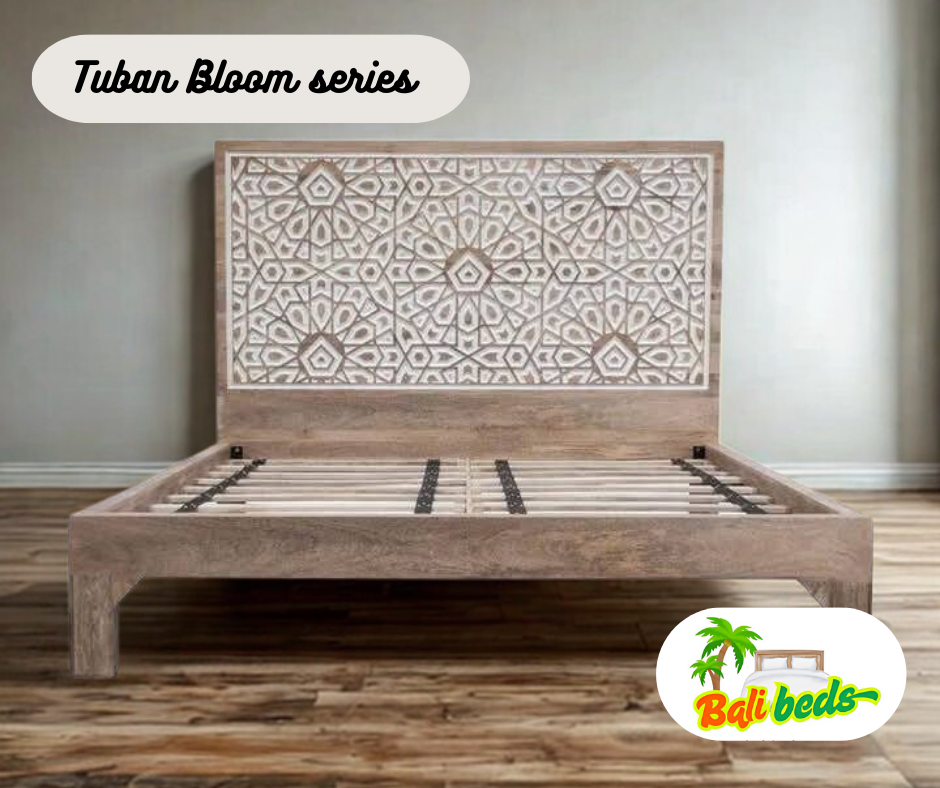 Tuban Bloom – Hand-Carved Bed