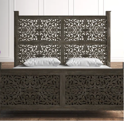 Bougainvillea Breeze – Hand-Carved Bedroom Suite
