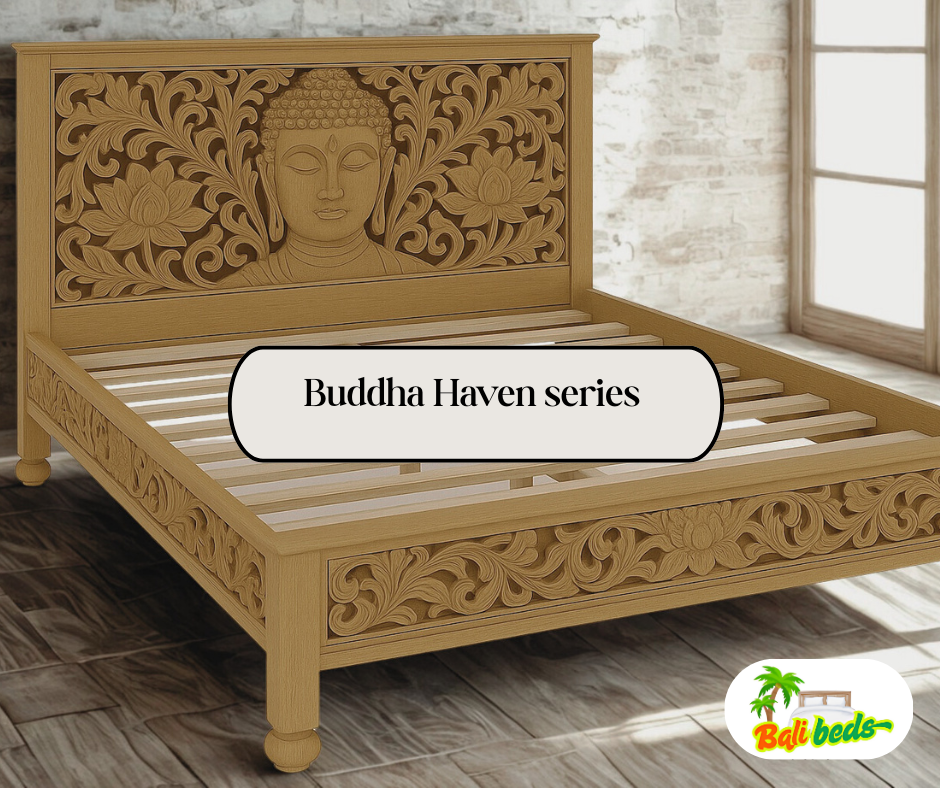 The Buddha Haven – Hand-Carved Bed