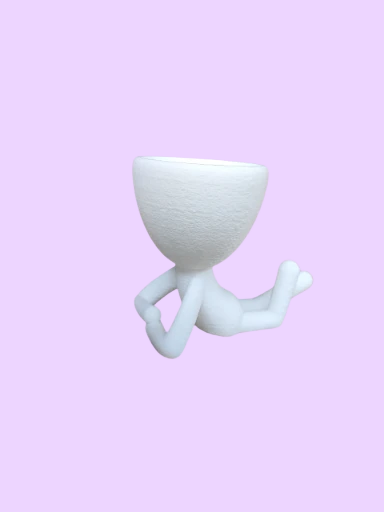 Maceta Robert sentado