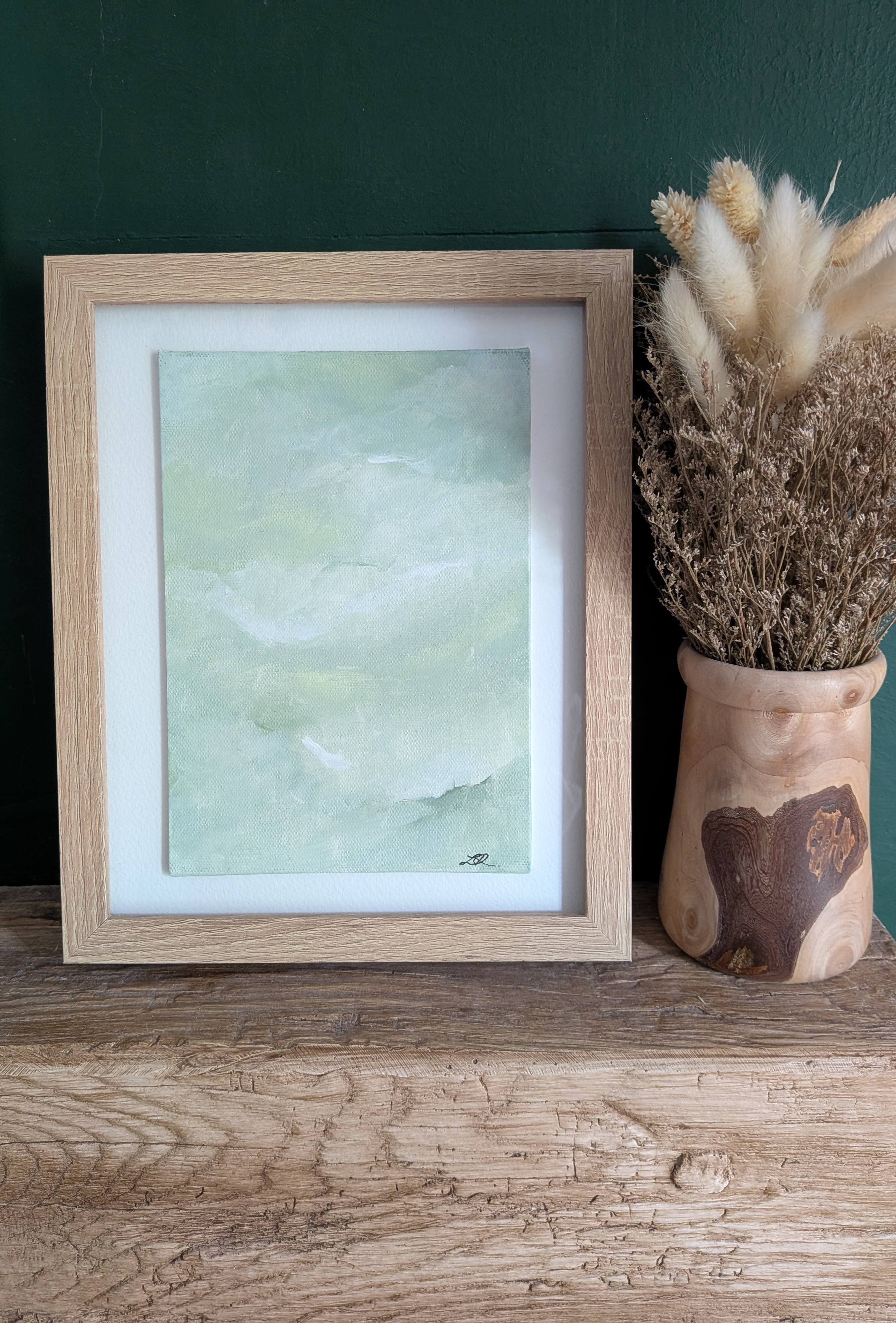 Framed Abstract Art Painting