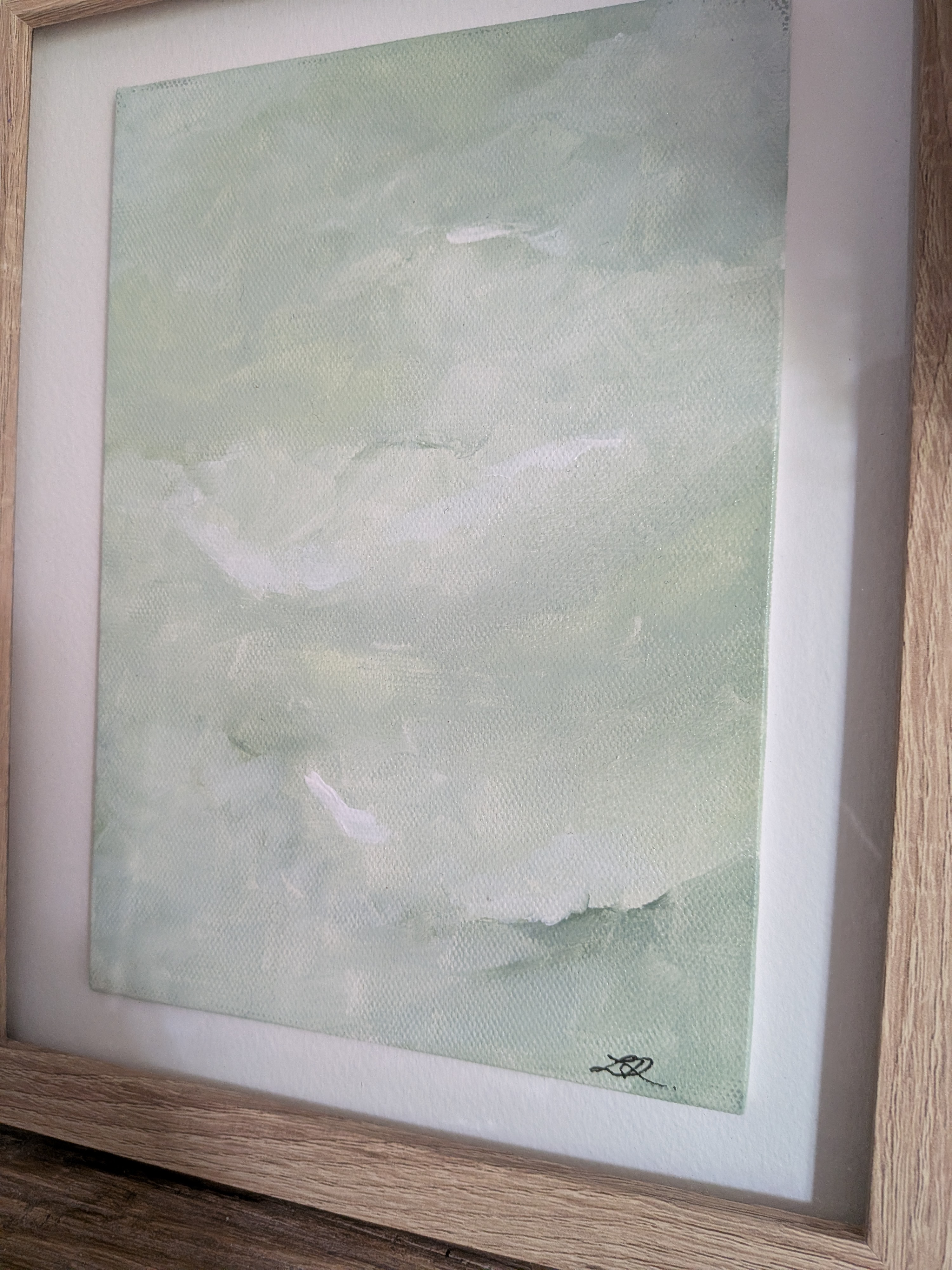Framed Abstract Art Painting