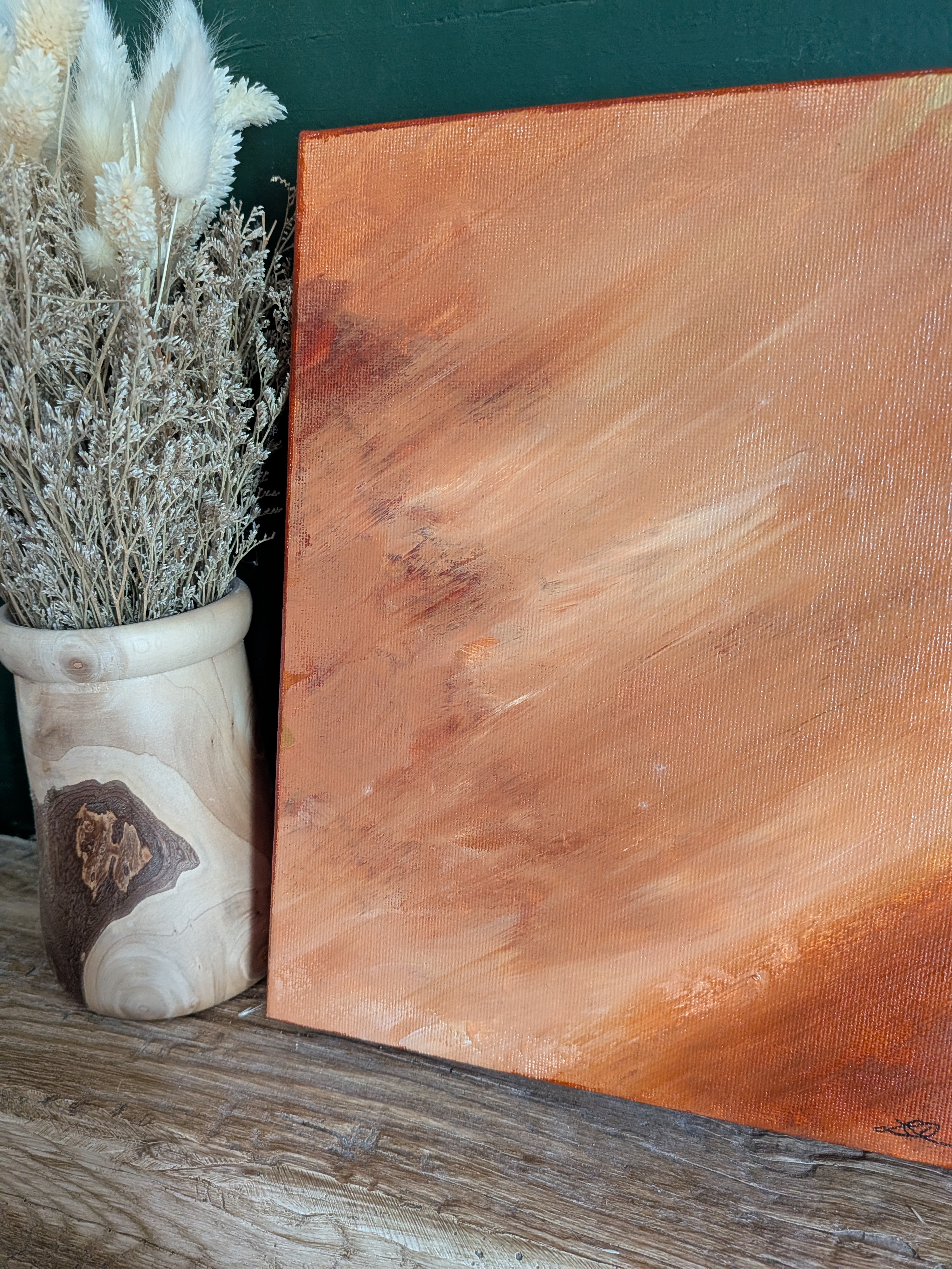 Acrylic Painting On Deep Edged Canvas