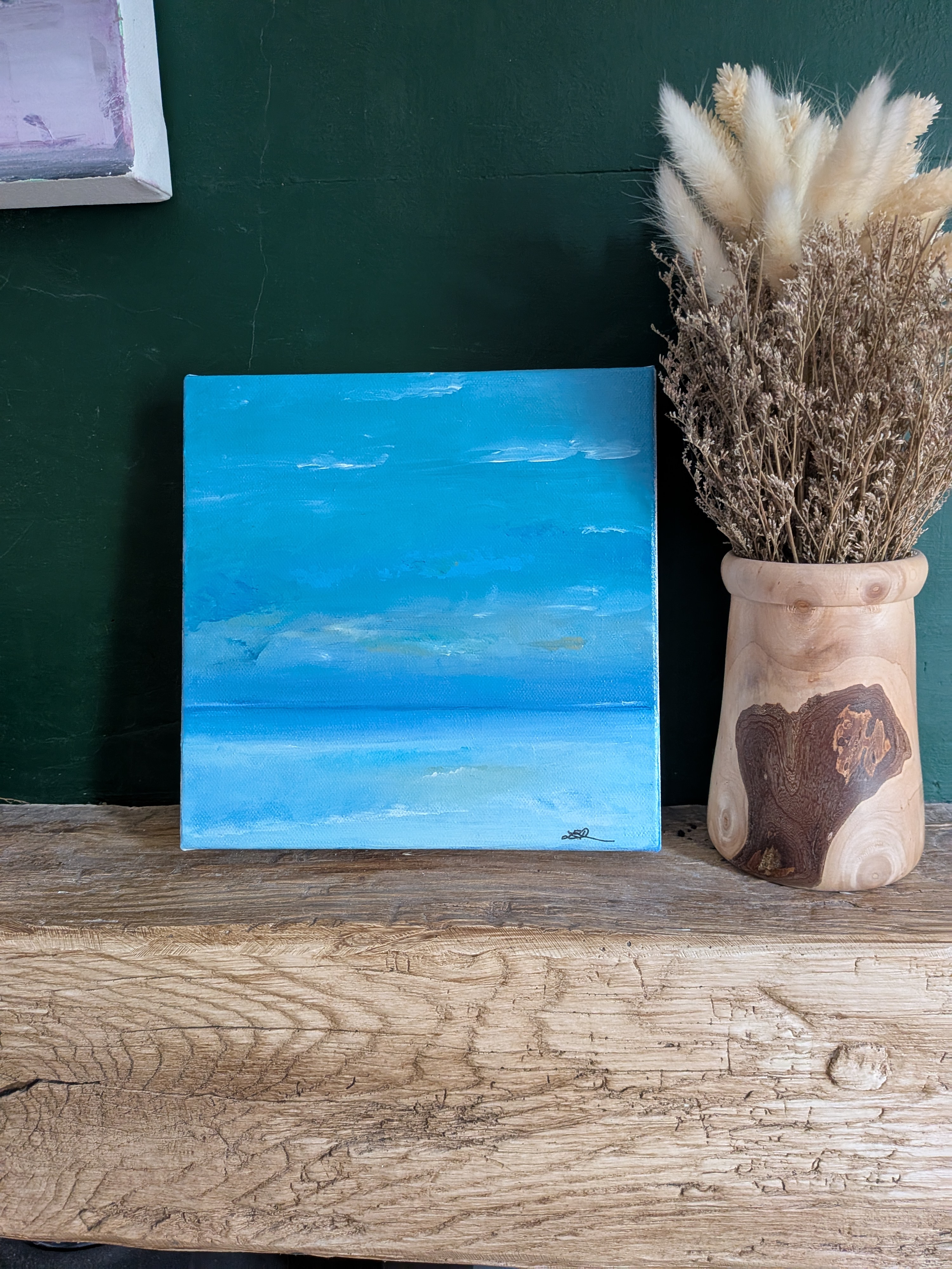 Peaceful Blue Painting