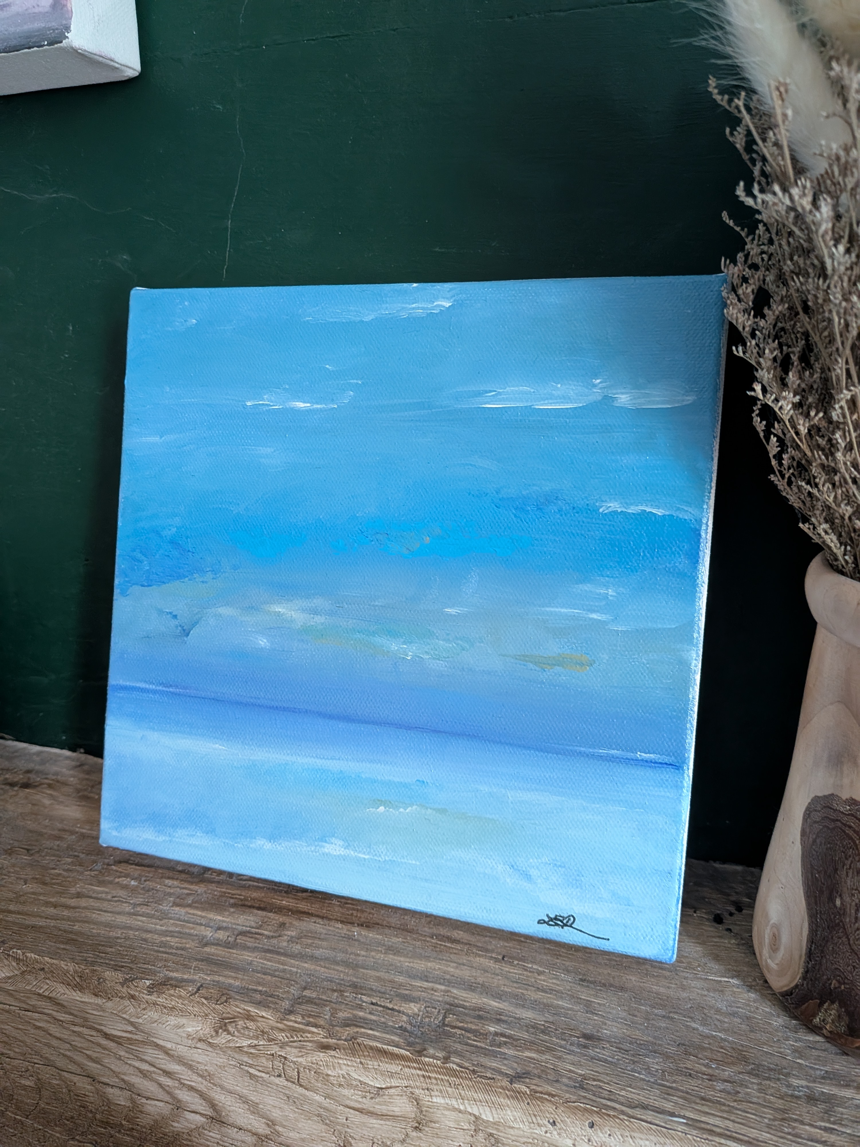 Peaceful Blue Painting