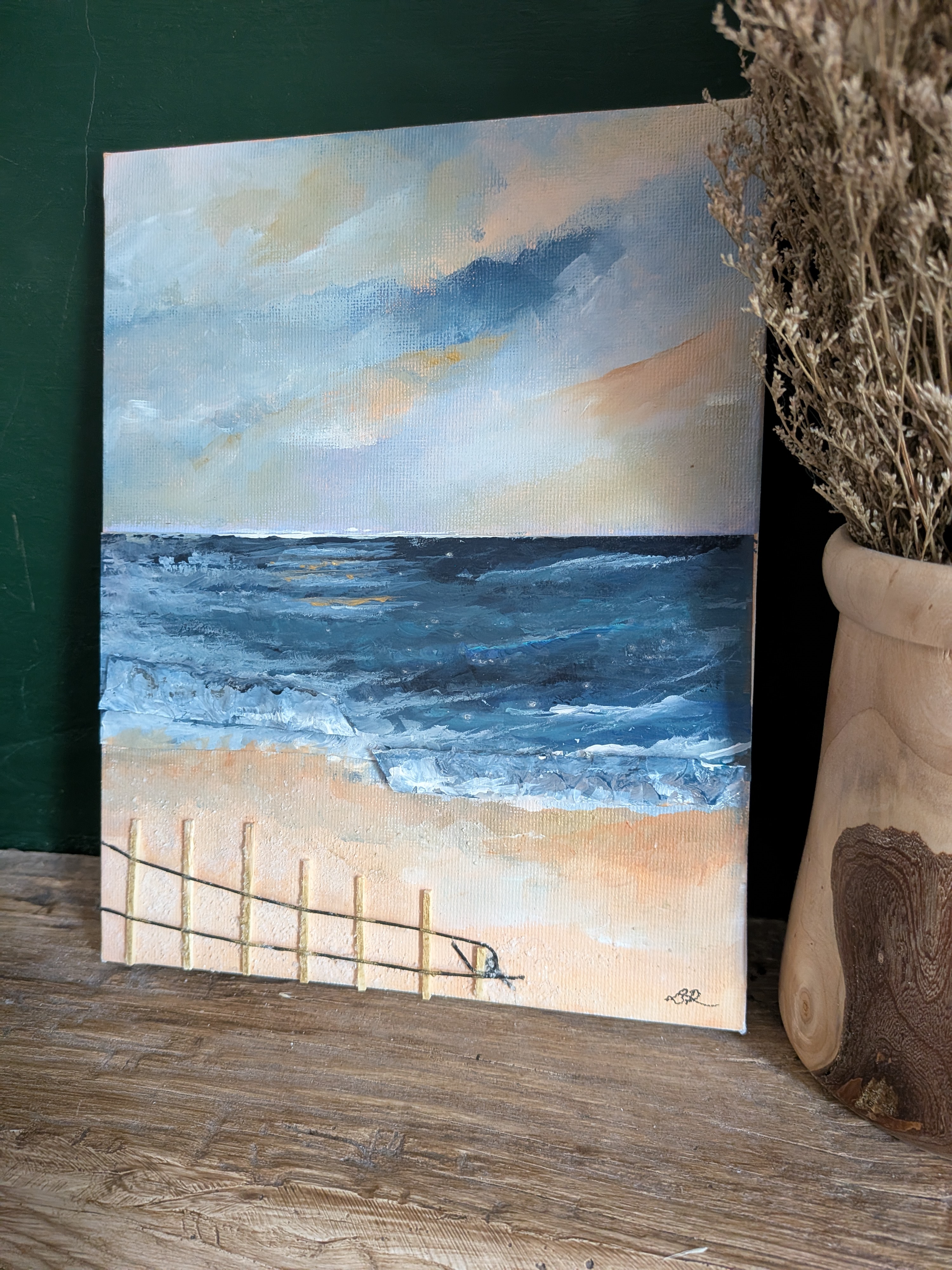 Acrylic & Collage Painting