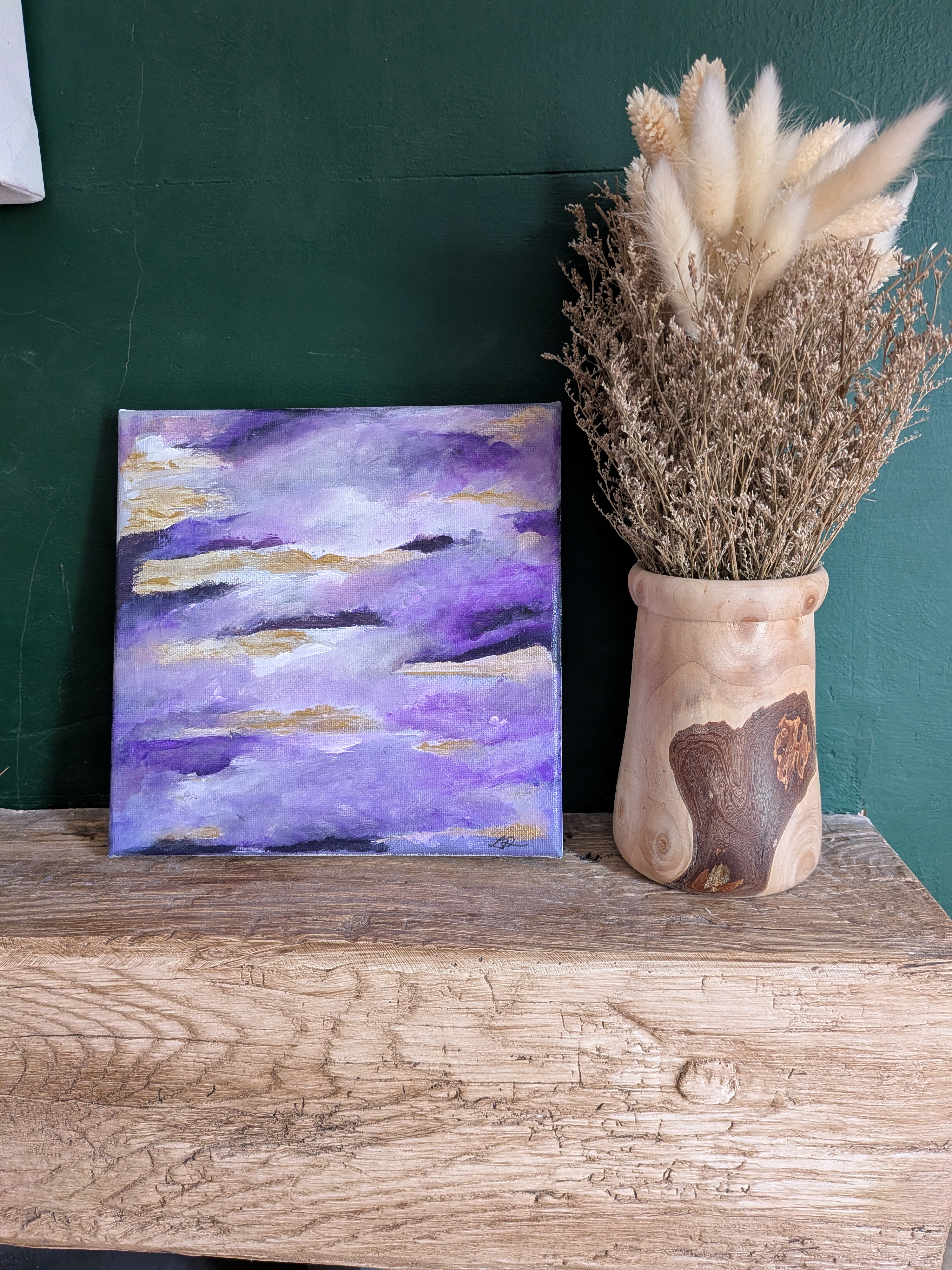 Purple Abstract Painting