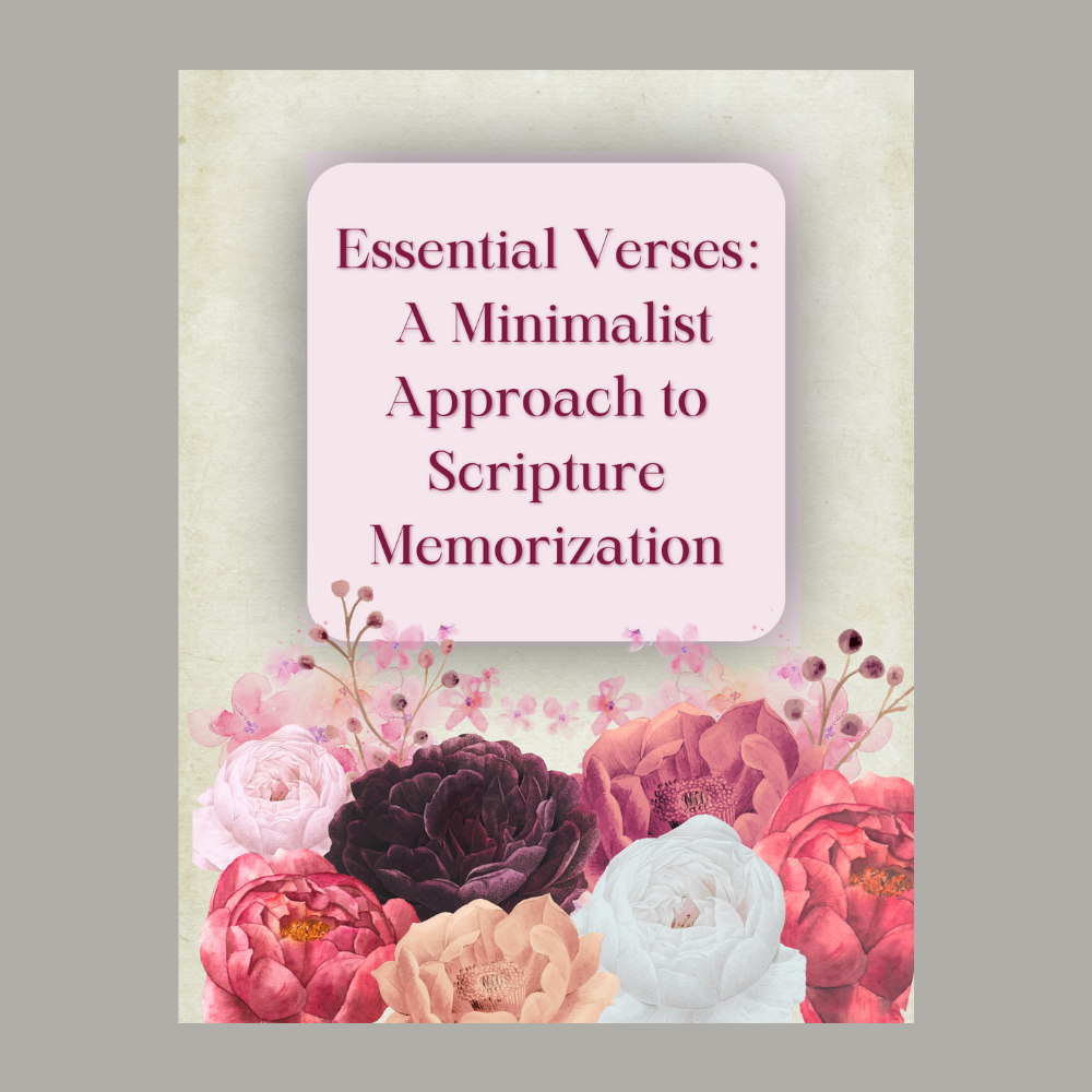 Essential Verses: A Minimalist Approach to Scripture Memorization
