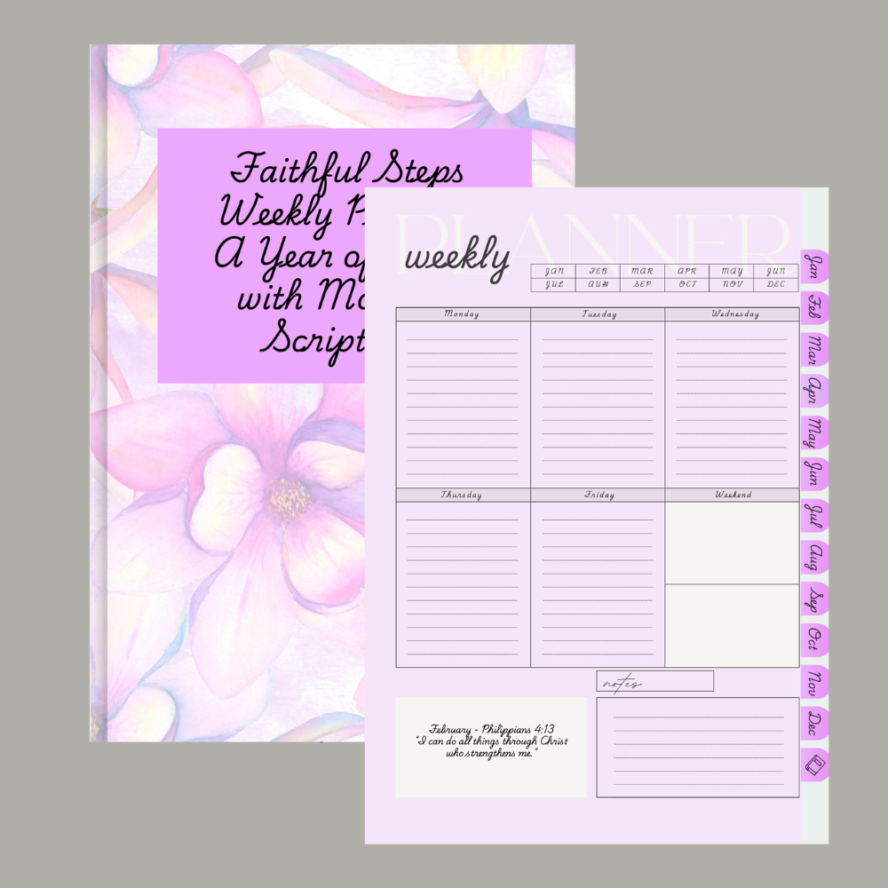 Faithful Steps Weekly Planner