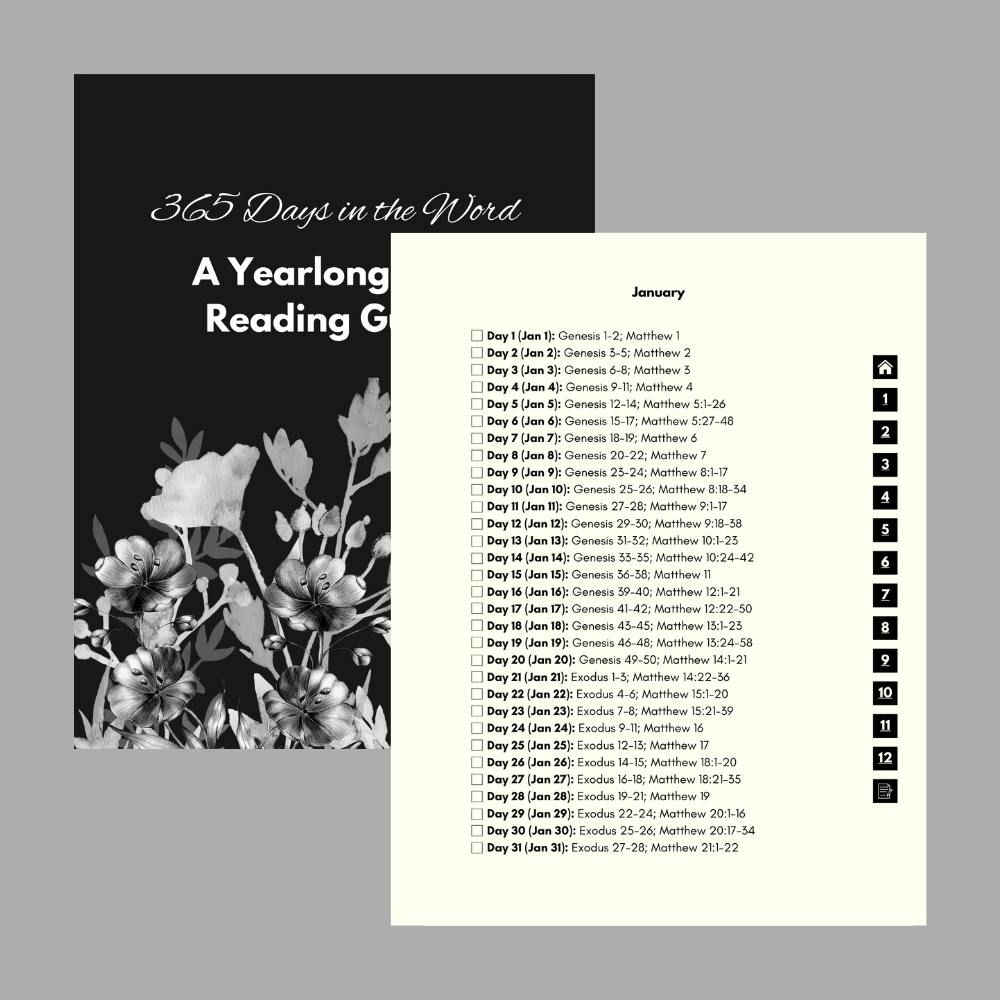 A Yearlong Bible Reading Guide
