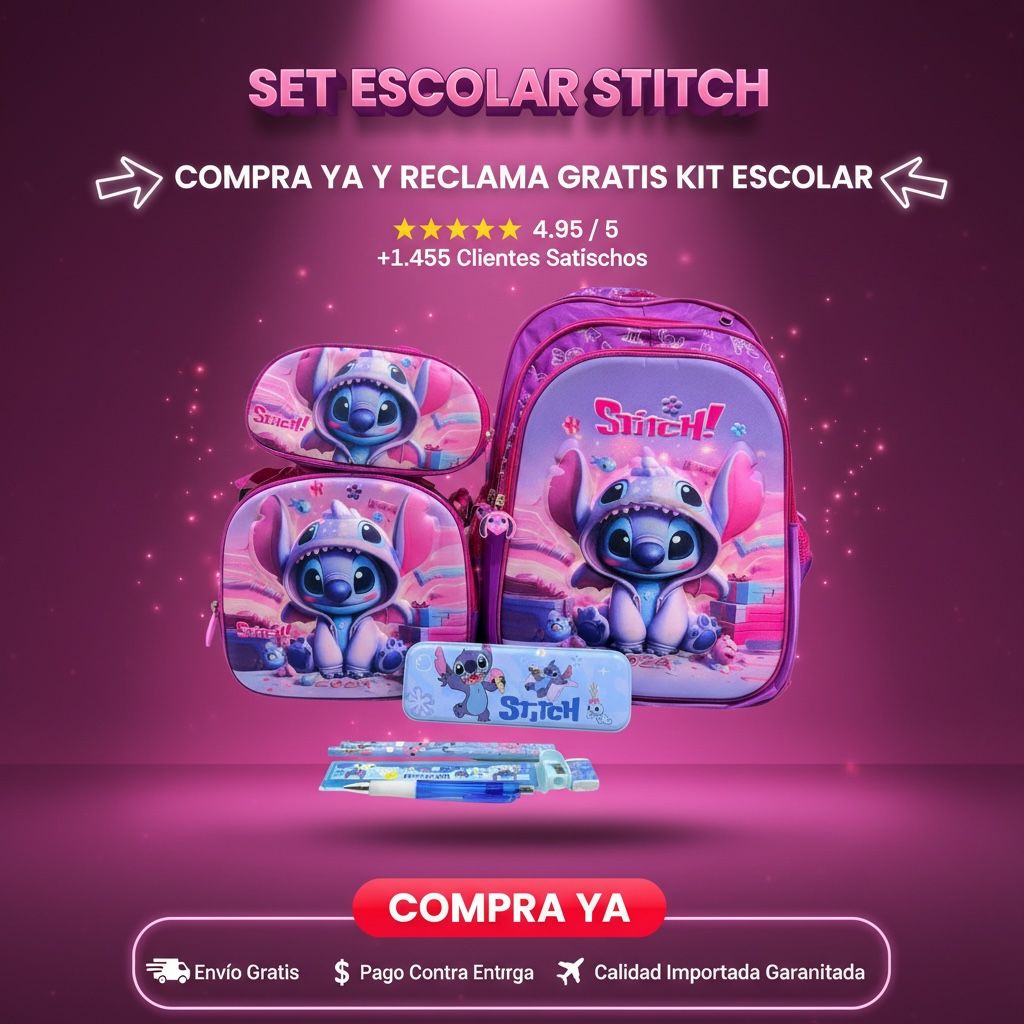 Trío importado Stitch REF 304