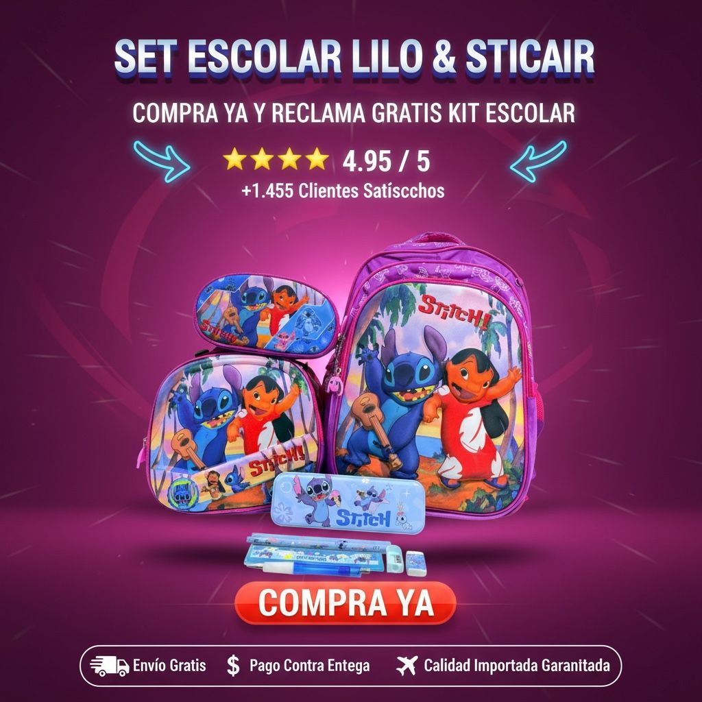 Trío importado Stitch REF 301